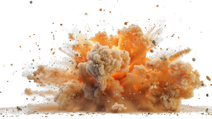 Explosion, isolated