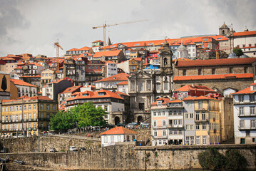 Vista da cidade do porto, portugal