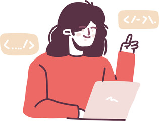 employee work in office activity vector illustration people in workspace doing task