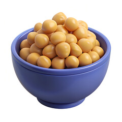 3D Vegetables and Health Food  Illustration on white background