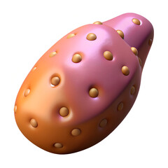 3D Vegetables and Health Food  Illustration on white background