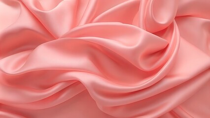 Obraz premium a background with a smooth, flowing fabric design in the center of the image is a background with a smooth, flowing fabric design in the middle. generative ai 