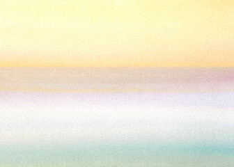 A serene watercolor painting of a boat peacefully gliding through the water under a pastel sky.