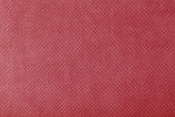 macro texture fabric of large binding for sewing red background color