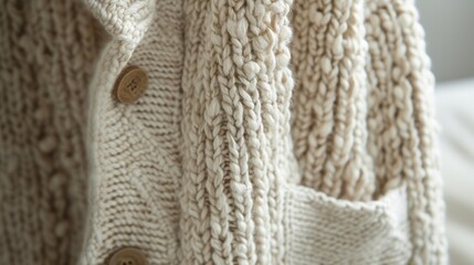 A cozy oversized cardigan in a neutral color perfect for layering during cooler weather.