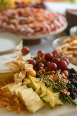 plate of appetizers