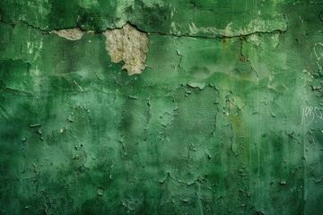 Green Wall Texture. Deep Green Rough Texture Background - Aged Green Wall