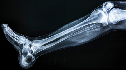 Naklejka premium Casting Shadows: A Sole in Recovery. Generative AI