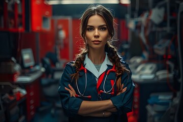 Fototapeta premium All Business Management Industry: Director of Nursing's Responsibilities and Challenges