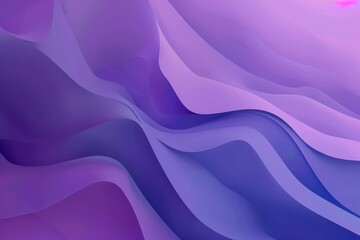 Fototapeta premium Purple and blue gradient background with abstract waves