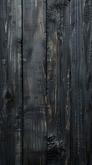 Fototapeta premium Textured Dark Grey Wood