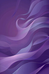 Fototapeta premium Abstract Purple Background Vector, Smooth Waves & Soft Highlights