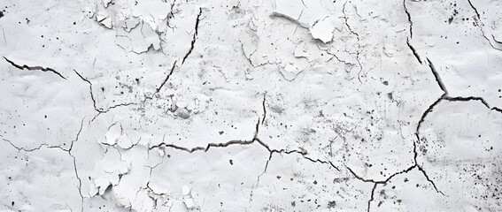 Obraz premium Abstract Gray Concrete Texture with Small Cracks, Top View