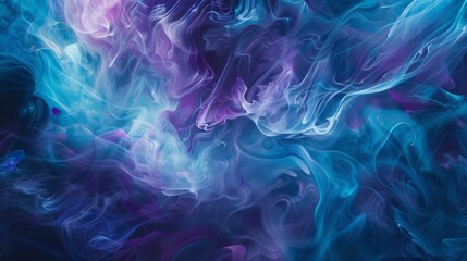 Fototapeta premium A blue and purple background with a purple flame in the middle