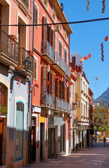 Denia, Costa Blanca, Spanien, Altstadtszenerie