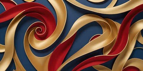 wallpaper depicting with silk patterns with abstract geometric shapes