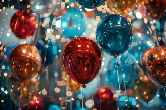 Balloons background 