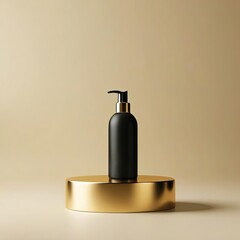 Obraz premium cosmetic dispenser plastic bottle