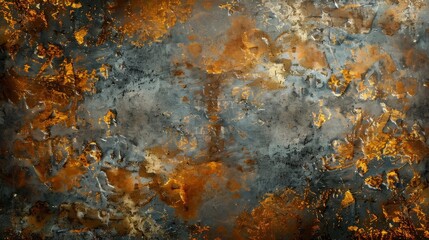 Grunge metal texture, sage amber background, texture, background
