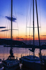 Sunset at Beach in Koper Slovenia
