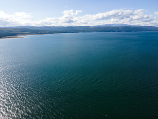 Aerial view of Iskar Reservoir, Bulgaria