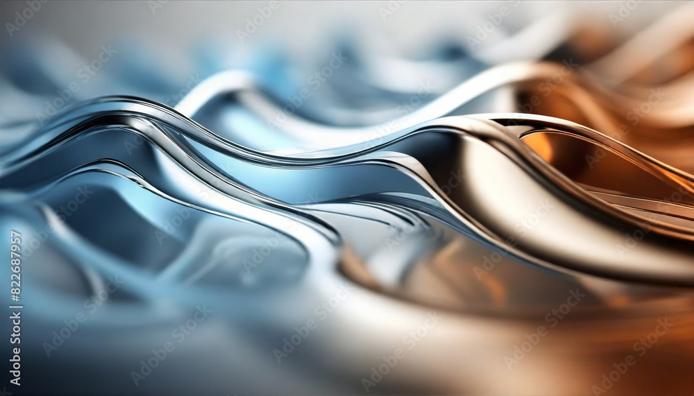 Wall mural modern abstract background, wave background