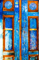 Antique House Doors in Istanbul, Turkey
