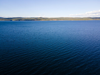 Aerial view of Iskar Reservoir, Bulgaria