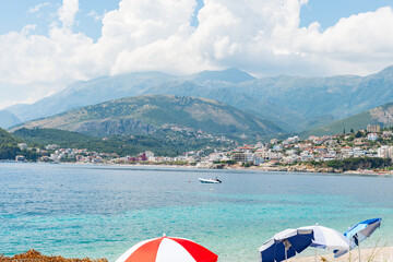 Coast of Himare on the Albanian Riviera