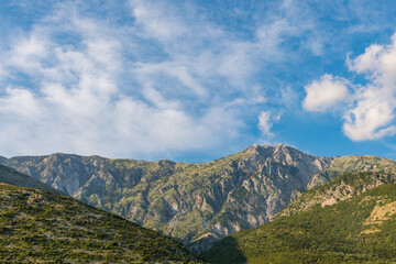Beautiful mountain landscape of Mount Cika in Albania