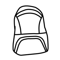 backpack outline drawing