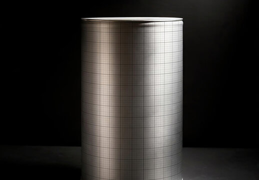 Metal Can Stand Mockup 02 Generative Ai