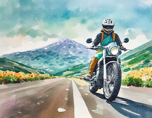 motorcycle illustration