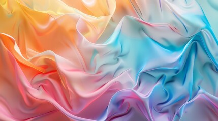 Obraz premium 3D Illustrate of A beautiful mural showcasing the strength and unity of the LGBTQ+ community with vibrant colors.,delicate and shiny