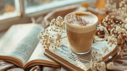 The nostalgia of classic poems being read aloud accompanied by the warmth of a comforting latte.