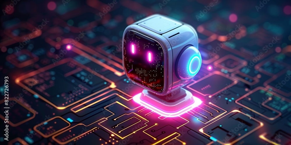 Poster artificial intelligence chat bot