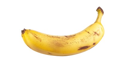 banana isolated on white background clipping path full depth of field : Generative AI