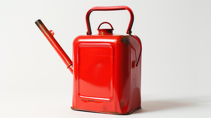 Red Gas Can With Cigarette