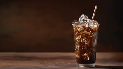 iced cold beverage cold coffee : Generative AI
