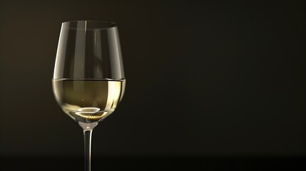 White wine glass : Generative AI