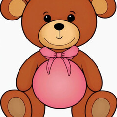 teddy bear cartoon Generated by Ai 