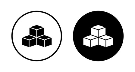 Box icon vector isolated on white background. Cardboard box, packaging open. Box vector icon