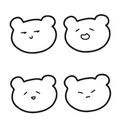 Teddy Bear Doodles: Fun Line Art Illustrations for Kids & Crafts