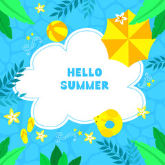 여름배경프레임