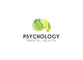Brain logo design for symbol freedom and psychology. Psychology logo vector design