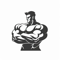 Gym Logo, Fitness Brand, Business Label, Workout Symbol, Health Branding, Healthy Lifestyle, Company Icon, Web Graphic