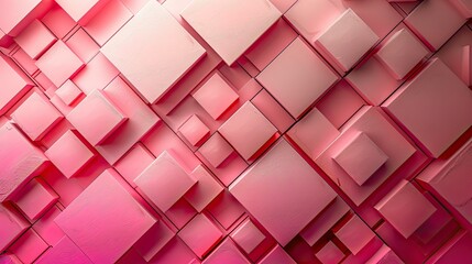 a pinkthemed desktop background with squared , in the style of minimalist purity, light beige, three-dimensional space, minimalist imagery