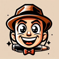 Fototapeta premium cartoon character