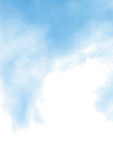 青　水彩　和柄　背景