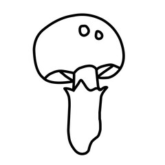 mushroom outline icon